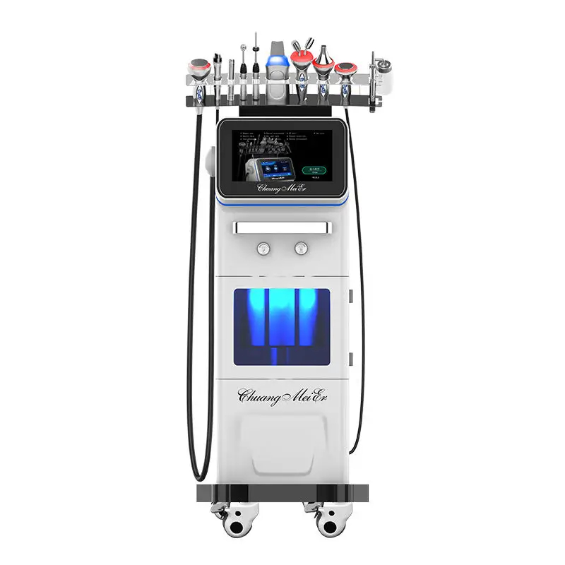 10 в 1 Многофункциональный аппарат для ультразвуковой чистки, лифтинга, удаления черных точек кожи, ухода за кожей Алмаз